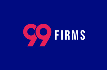 99Firms logo red and white