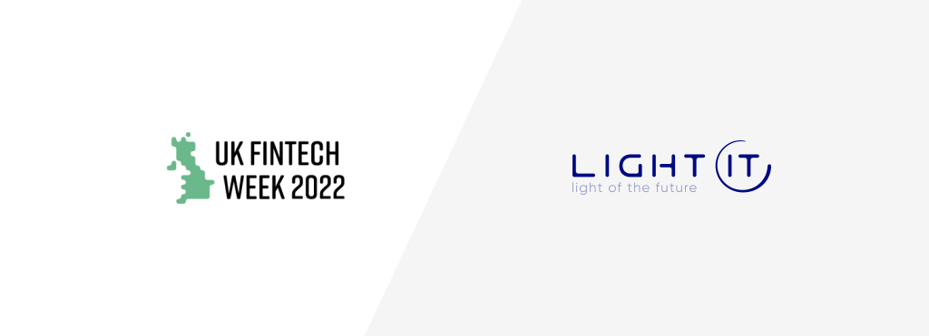 Light IT and UK Fintech Week 2022 Logos