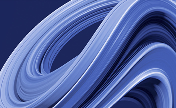 Abstract in blue colors