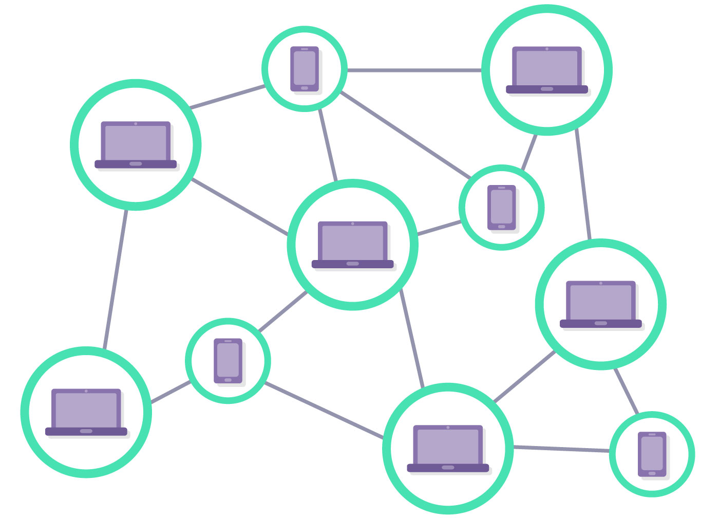 Blockchain as a peer-to-peer network