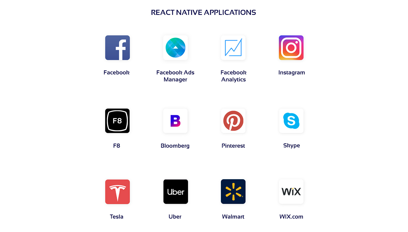 React Native applications 