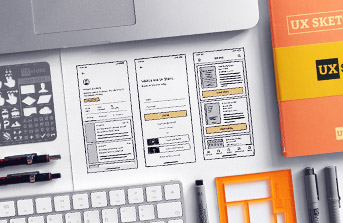 Creating a mobile app prototype on paper and digitally
